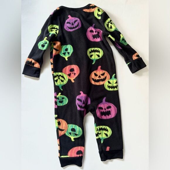 Hyde and Eek Halloween Baby Fleece Sleepwear Size 6-9 Months Excellent Condition - Picture 3 of 4